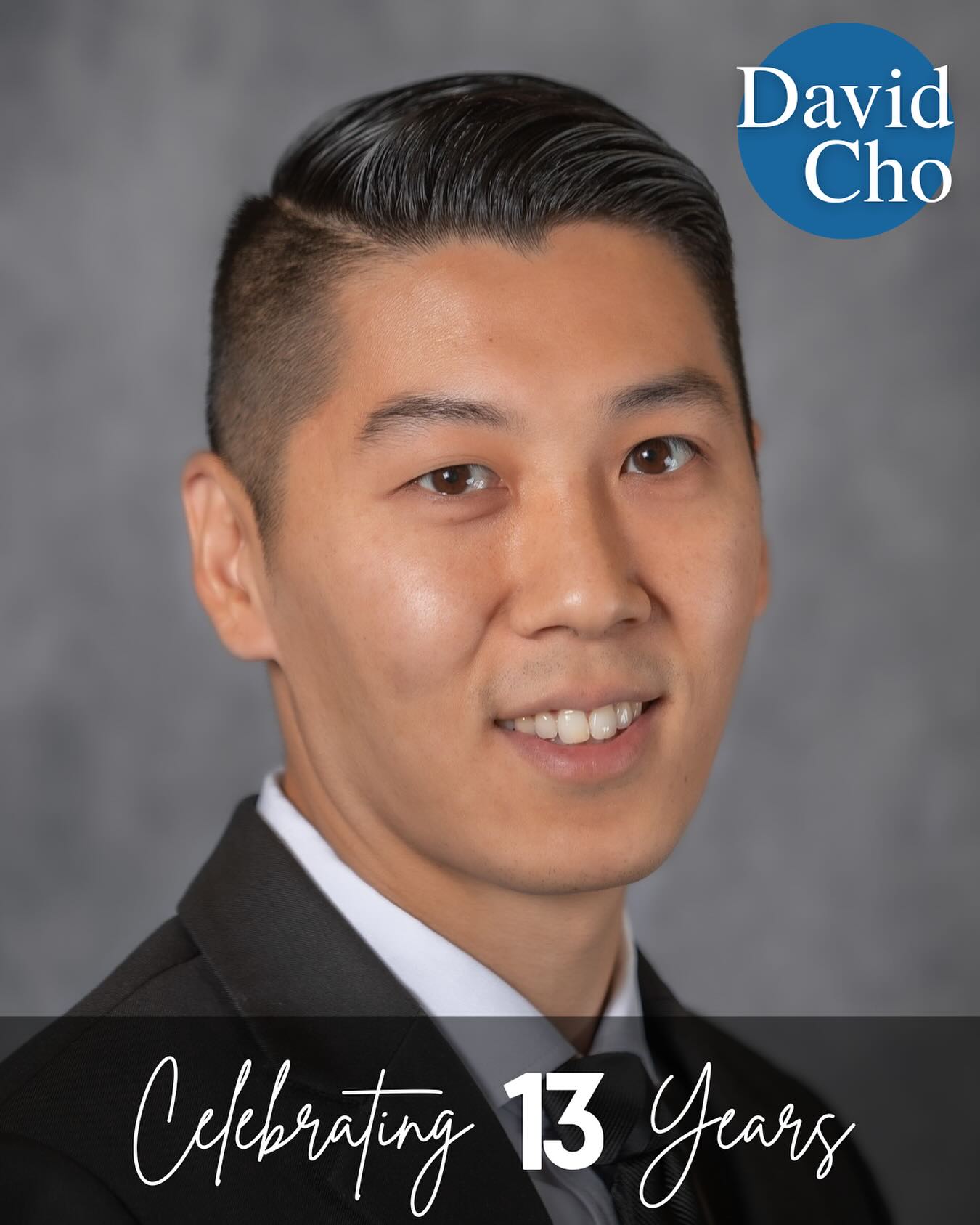 David Cho’s 13 Year Work Anniversary